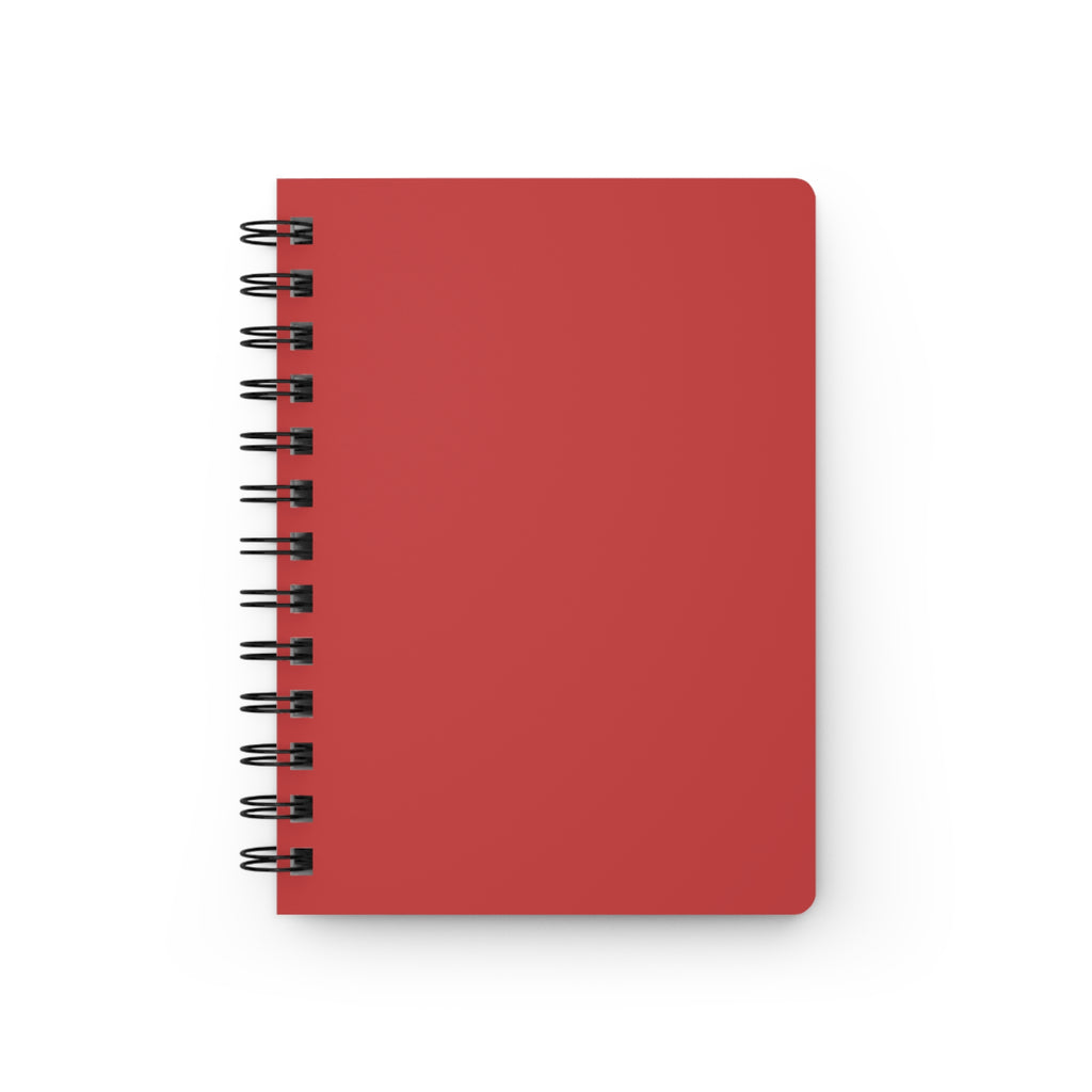 Christmas Tree Patchwork Spiral Journal — Merry Christmas Holiday Notebook