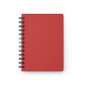 Christmas Tree Patchwork Spiral Journal — Merry Christmas Holiday Notebook