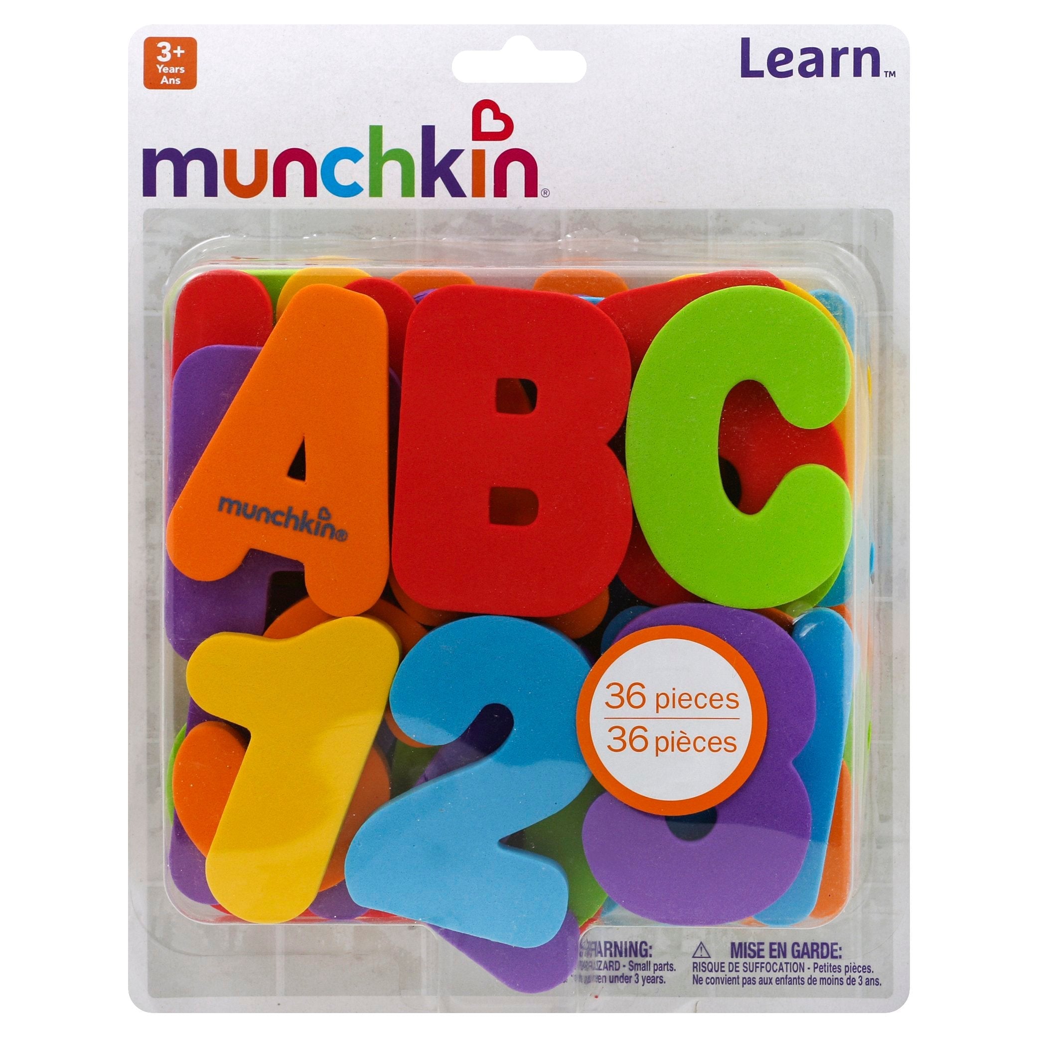 Munchkin Learn Bath Letters & Numbers – 36 Piece Set