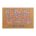 USA Floral Doormat
