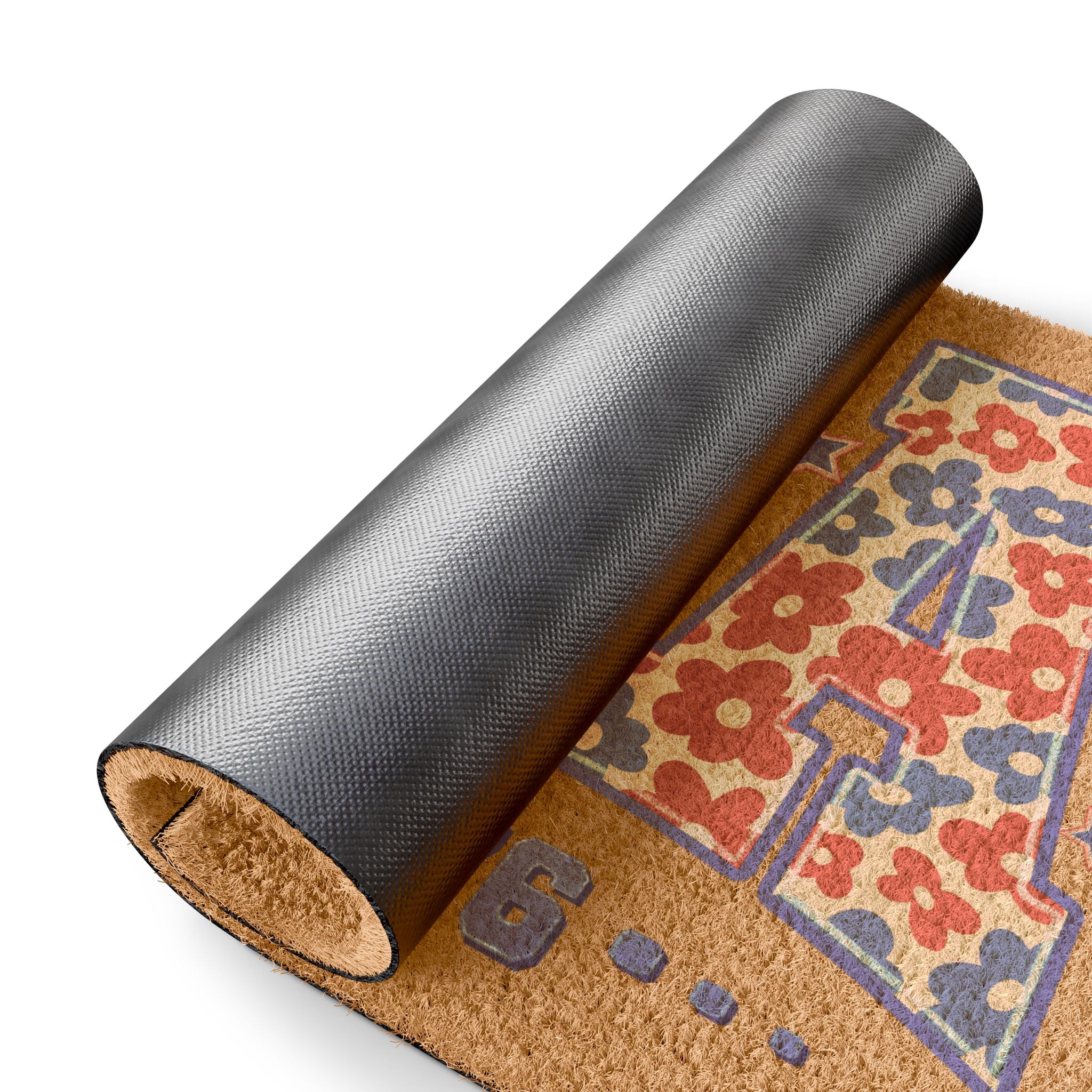 USA Floral Doormat