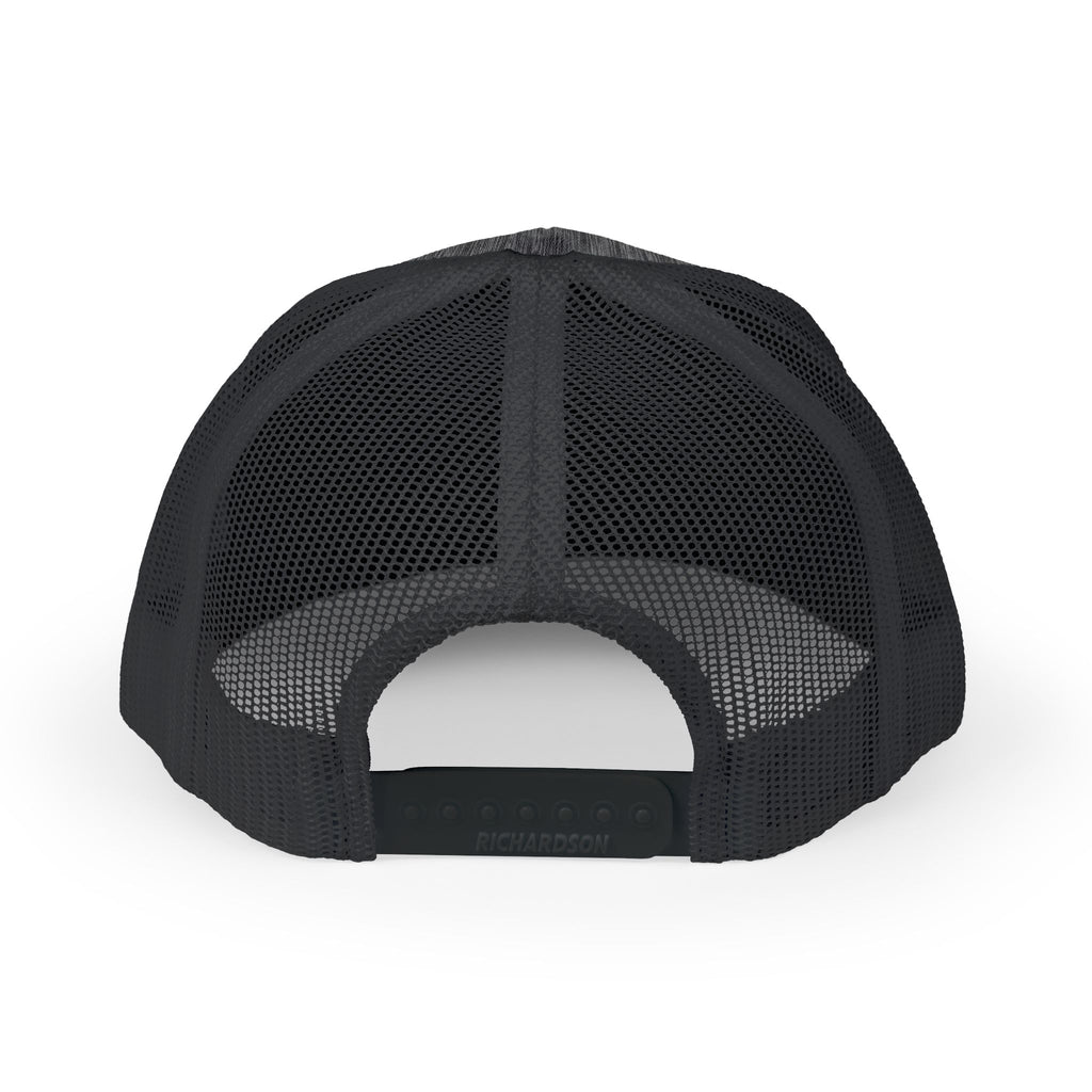 Camping Crew Snapback Trucker Cap — Mountain Graphic Hat for Outdoor Enthusiasts