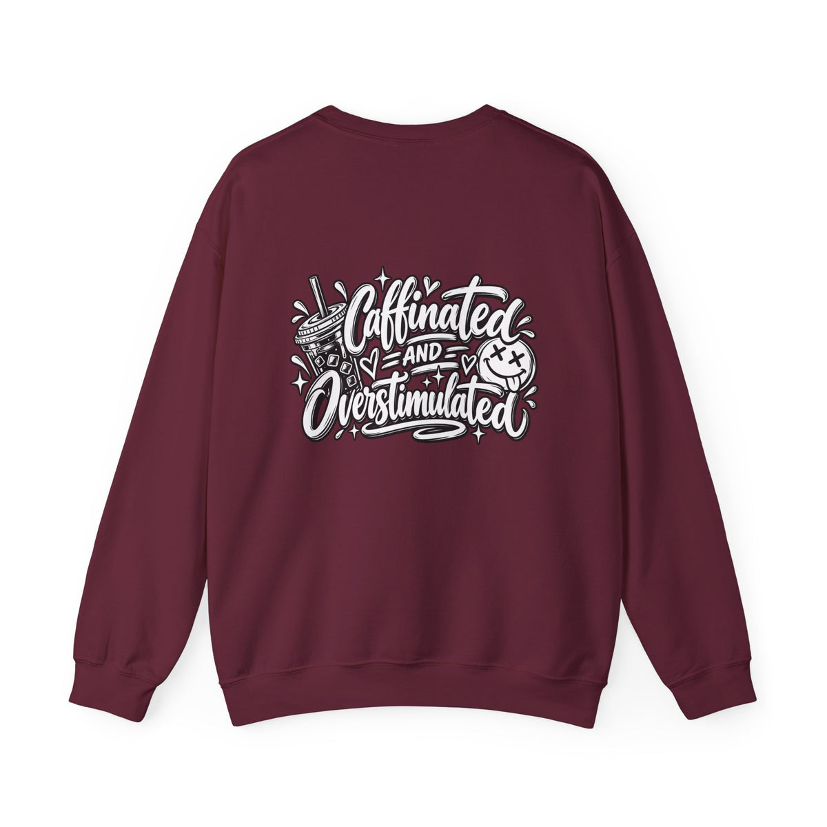 Caffeinated & Overstimulated Mama Crewneck