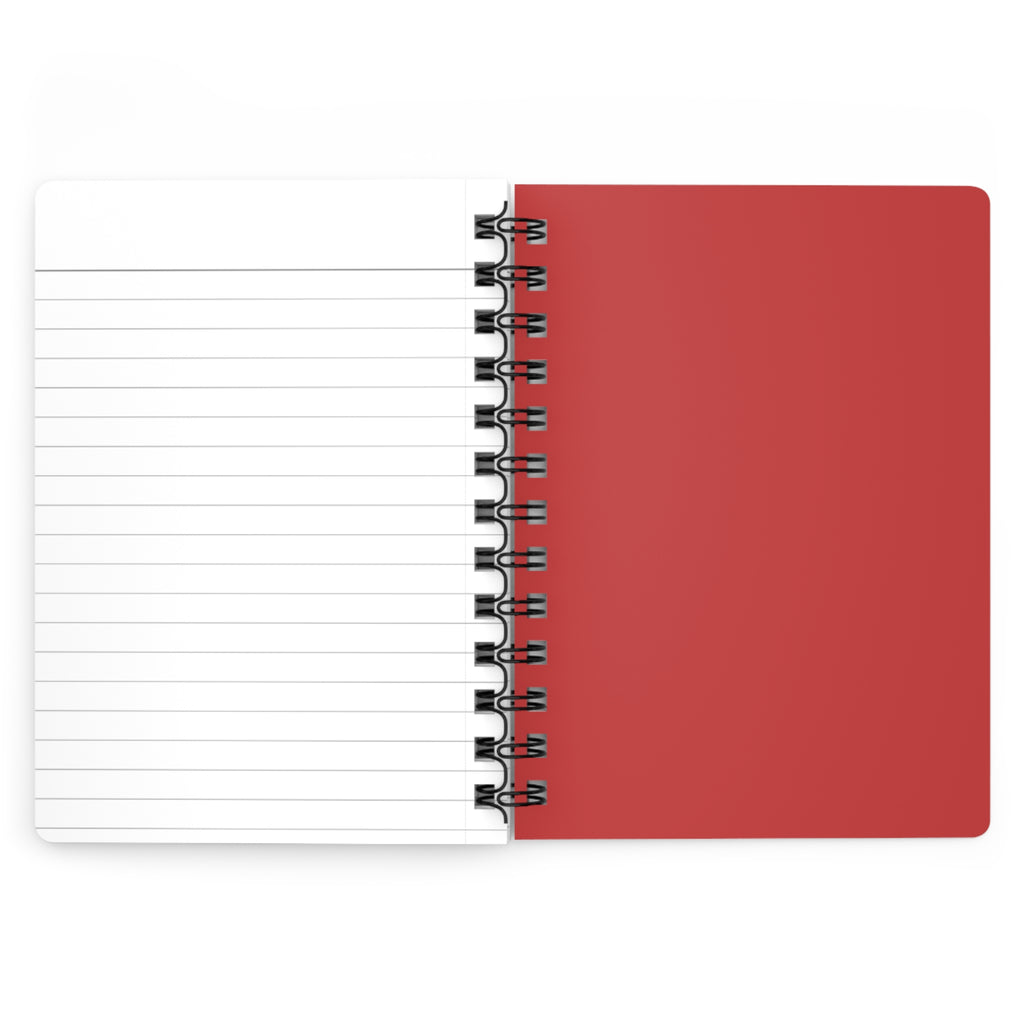 Christmas Tree Patchwork Spiral Journal — Merry Christmas Holiday Notebook
