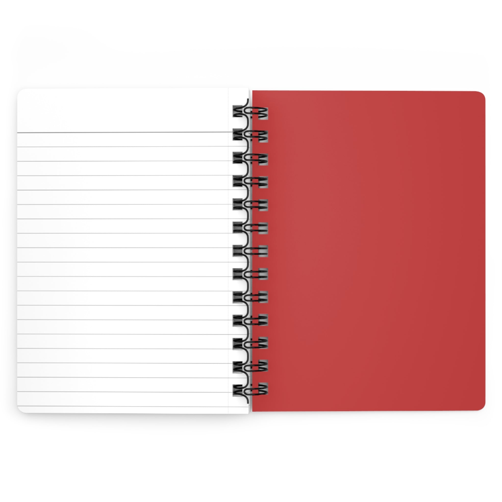 Christmas Tree Patchwork Spiral Journal — Merry Christmas Holiday Notebook