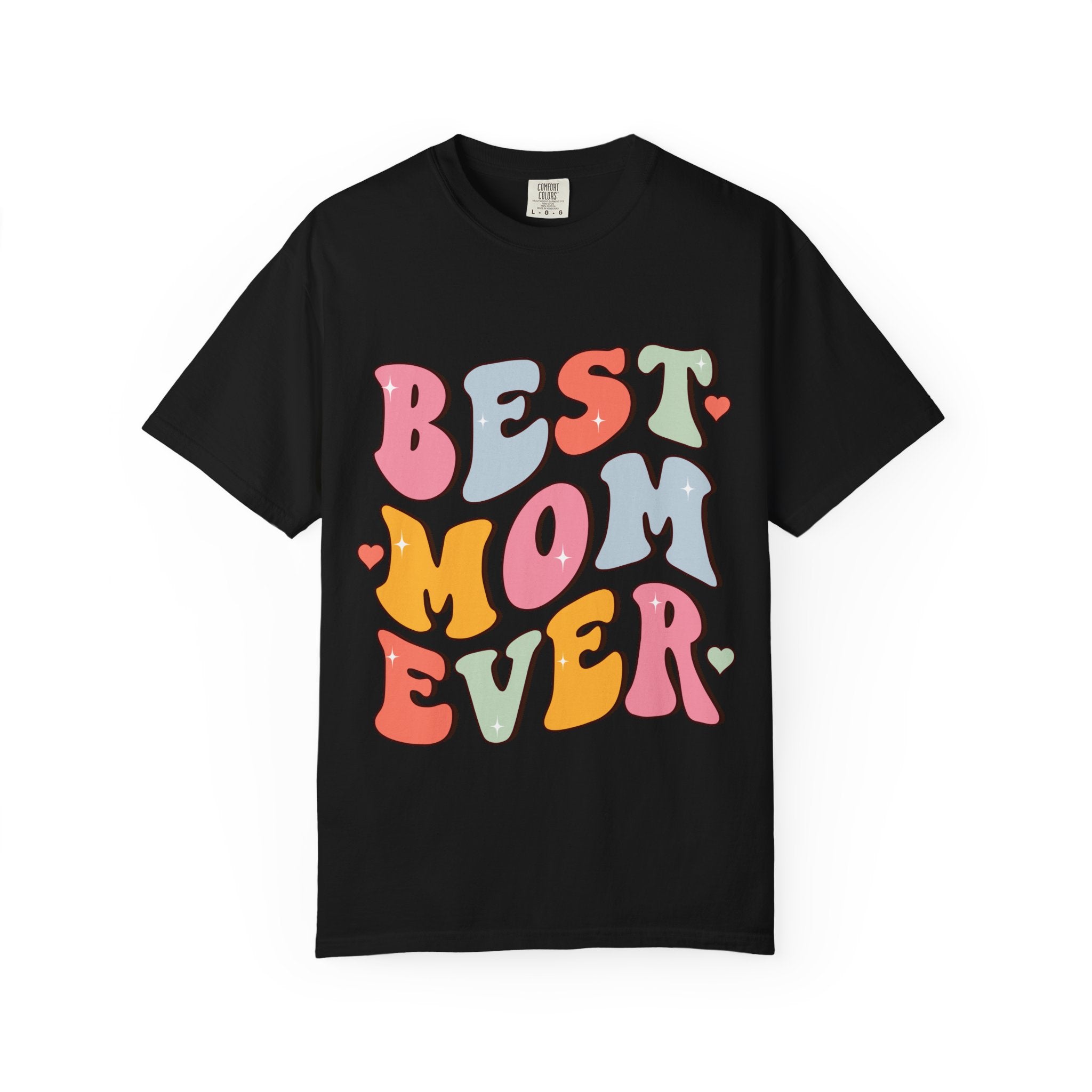 Best Mom Ever T-shirt | Retro Bubble Letter Mother's Day Tee