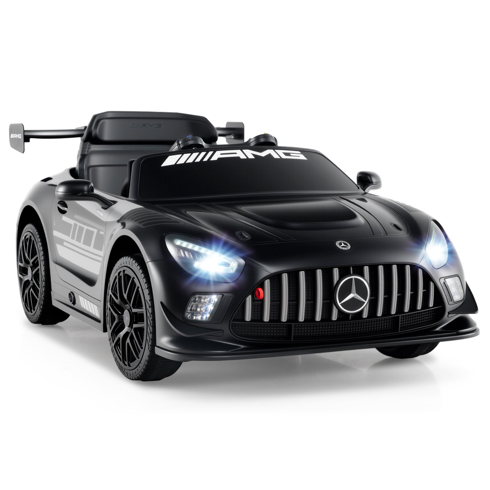 12V Kids Ride-On Car Mercedes-AMG GT3 Licensed with Adjustable Speed
