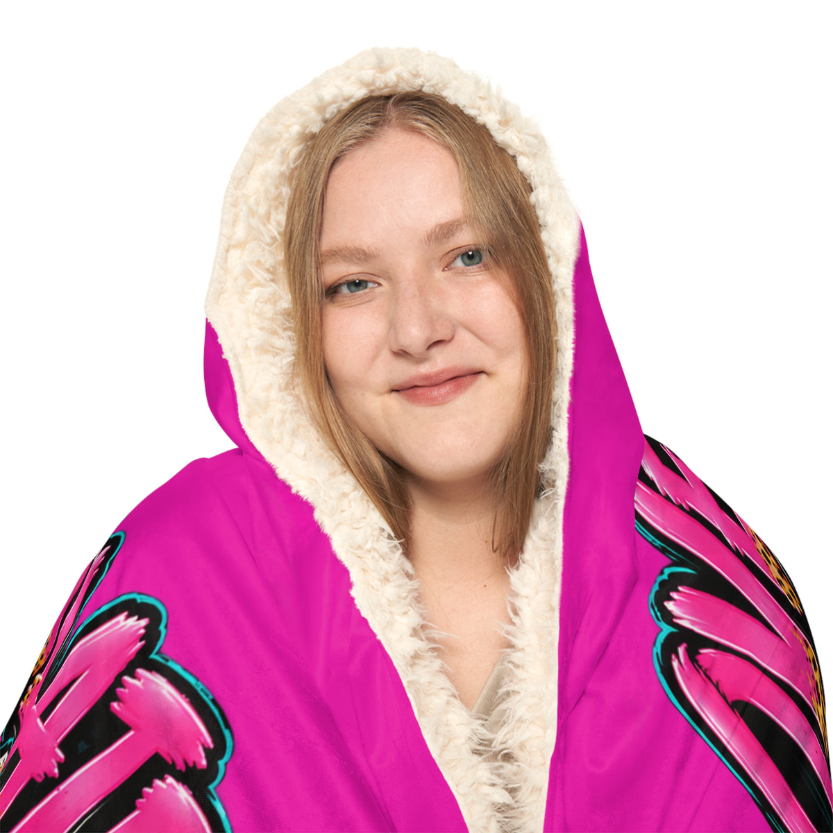 Overstimulated Mom Hooded Blanket — "But I Got This" Cozy Snuggle Throw for Moms