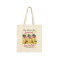 Tote Bag — "When Life Gives You Lemons, Make Lemonade" Lemon Summer Market Tote