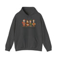 Penguin Carolers Merry Christmas Hoodie | Holiday Penguin Sweatshirt