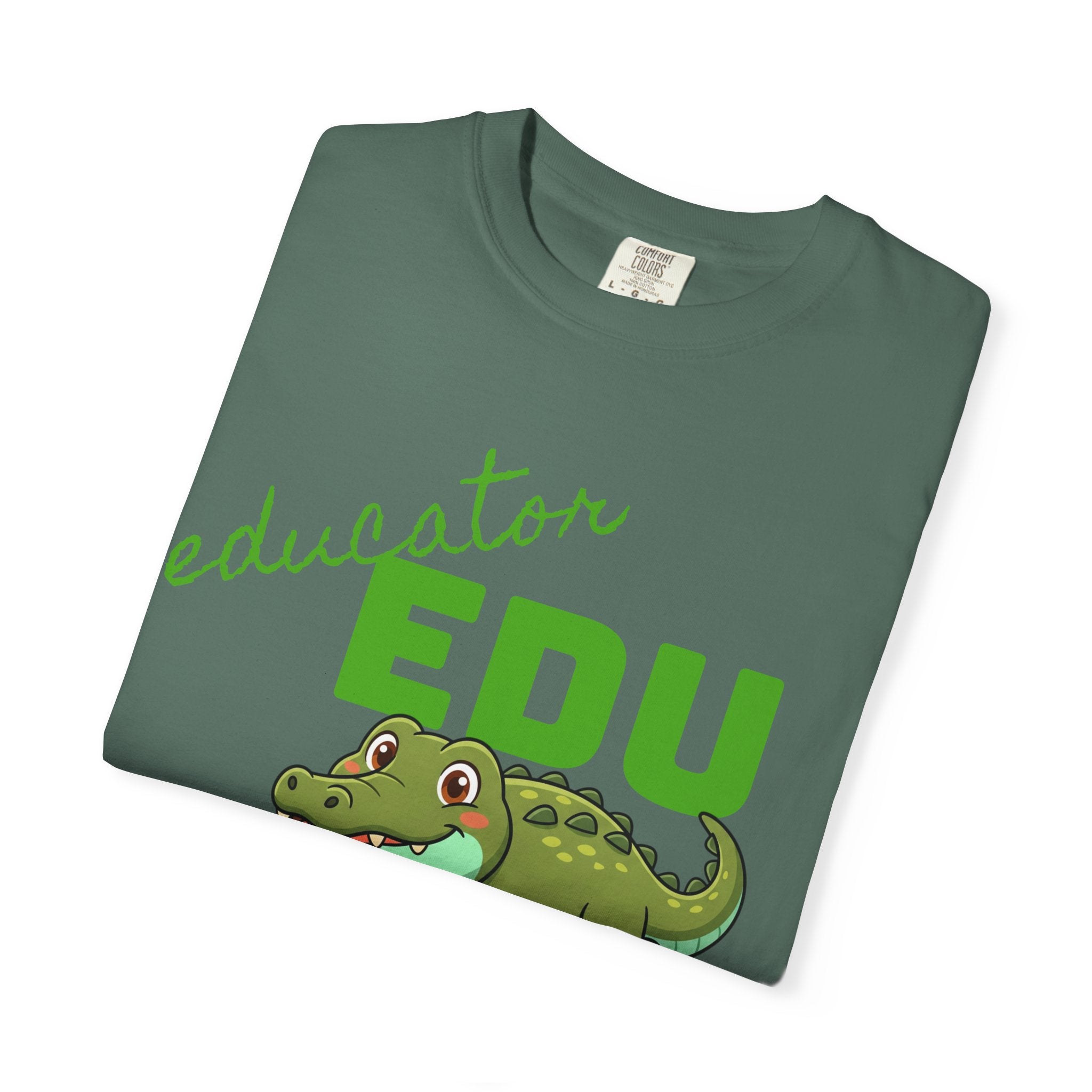 Educator Edu-Gator T-Shirt — Funny Teacher Alligator Tee (Classroom Approved)