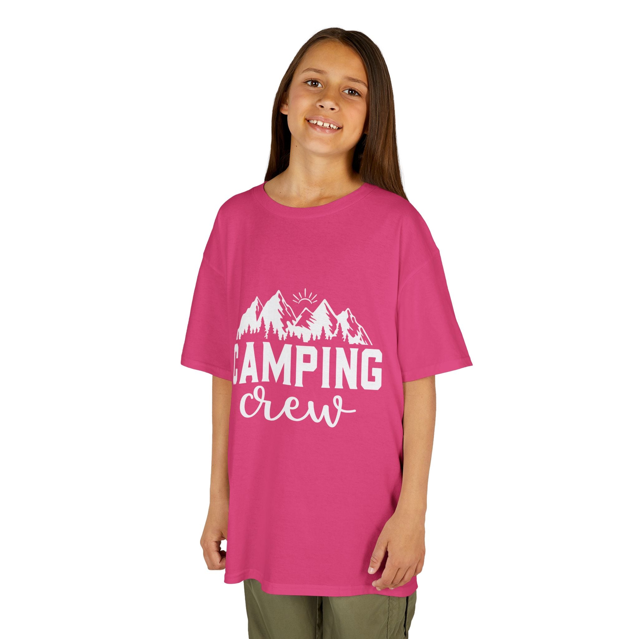 Camping Crew Kids Tee | Mountain Graphic, Outdoor Adventure