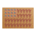 Lobster Flag Doormat | Nautical Coastal Welcome Mat