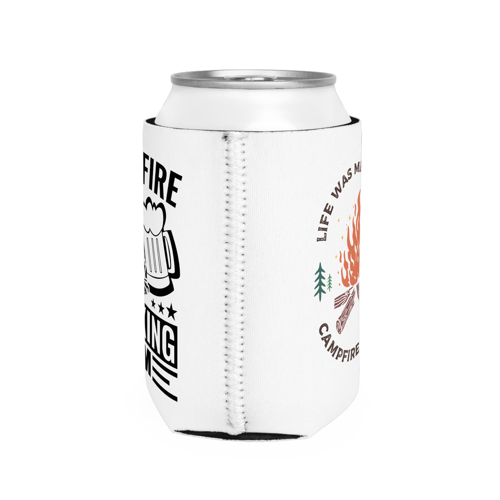 Campfire Drinking Team Can Cooler Sleeve | Campfire Stories Can Cooler