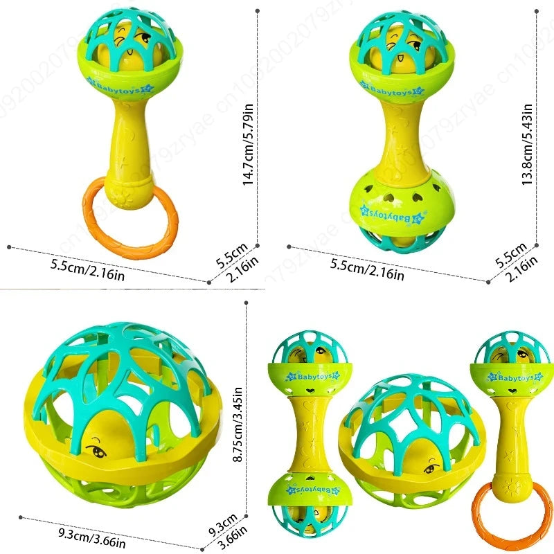 Sensory Baby Rattle Set