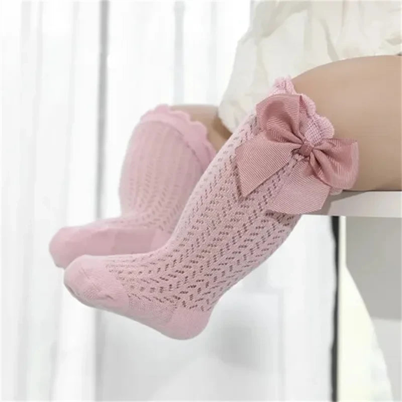 Mesh Lace Baby Knee Socks