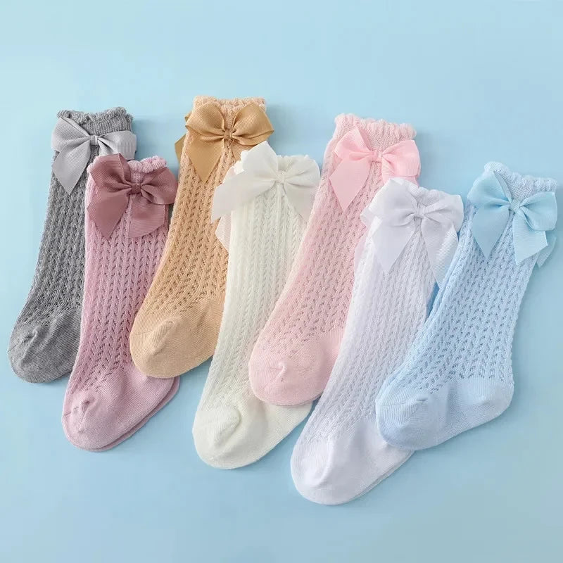 Mesh Lace Baby Knee Socks