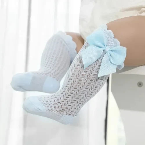 Mesh Lace Baby Knee Socks