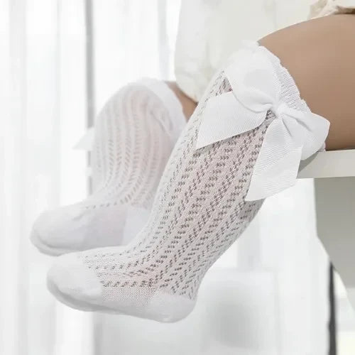 Mesh Lace Baby Knee Socks