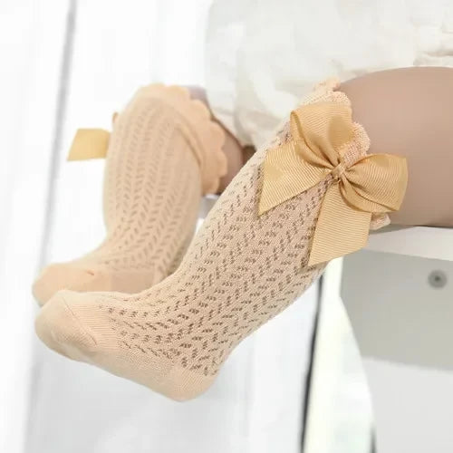 Mesh Lace Baby Knee Socks