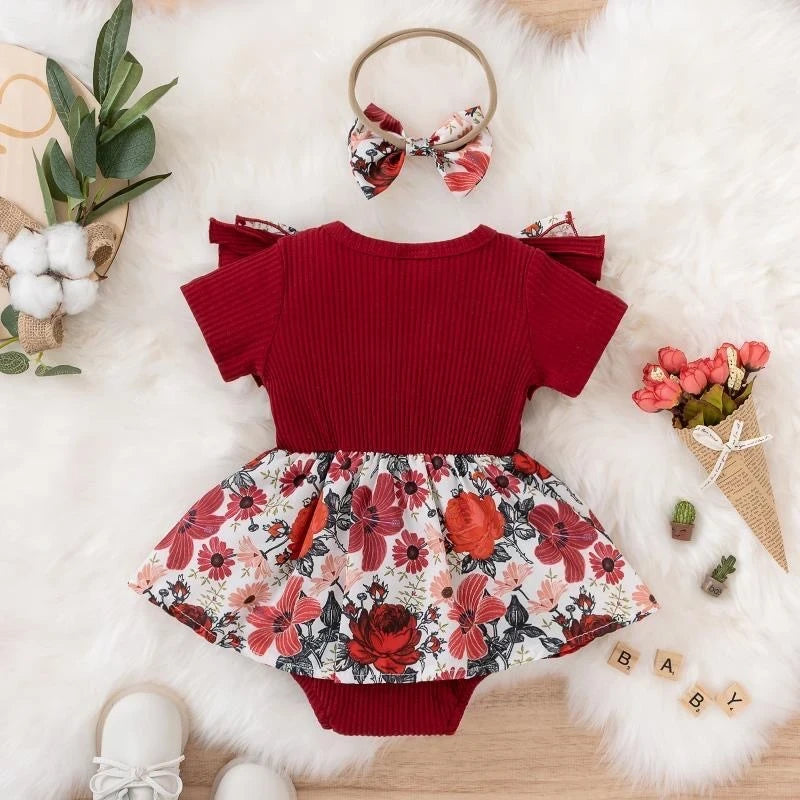 Summer Cotton Baby Girl Jumpsuit