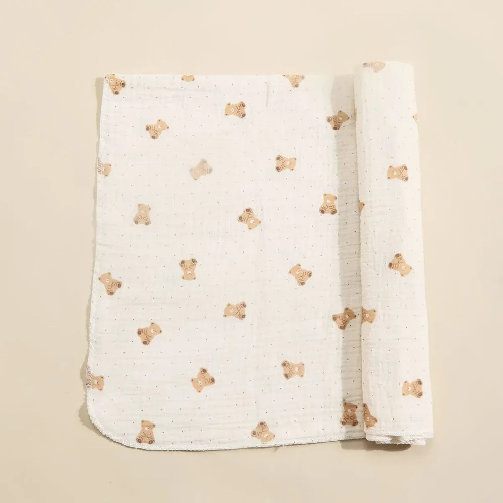 Cotton Muslin Baby Swaddle Blanket
