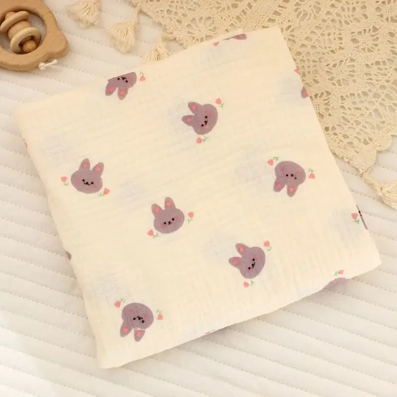 Cotton Muslin Baby Swaddle Blanket