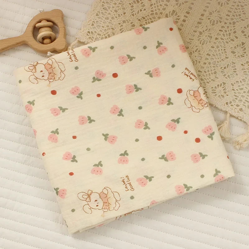 Cotton Muslin Baby Swaddle Blanket