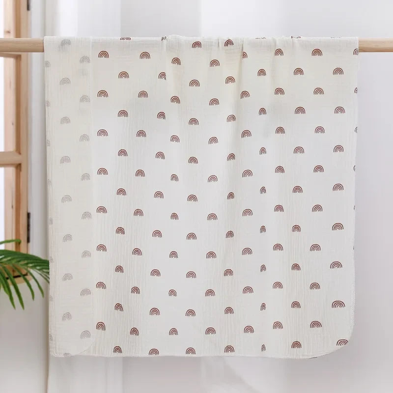 Cotton Muslin Baby Swaddle Blanket