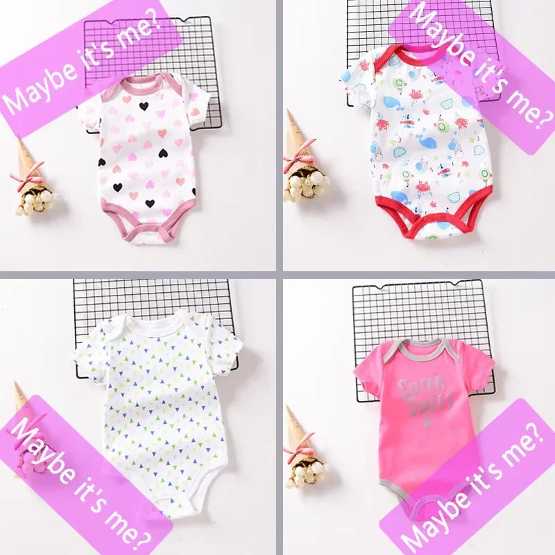 Soft Cotton Newborn Baby Bodysuit