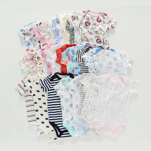 Soft Cotton Newborn Baby Bodysuit