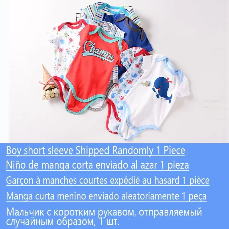 Soft Cotton Newborn Baby Bodysuit