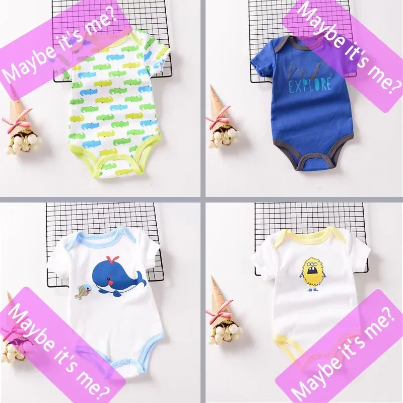 Soft Cotton Newborn Baby Bodysuit
