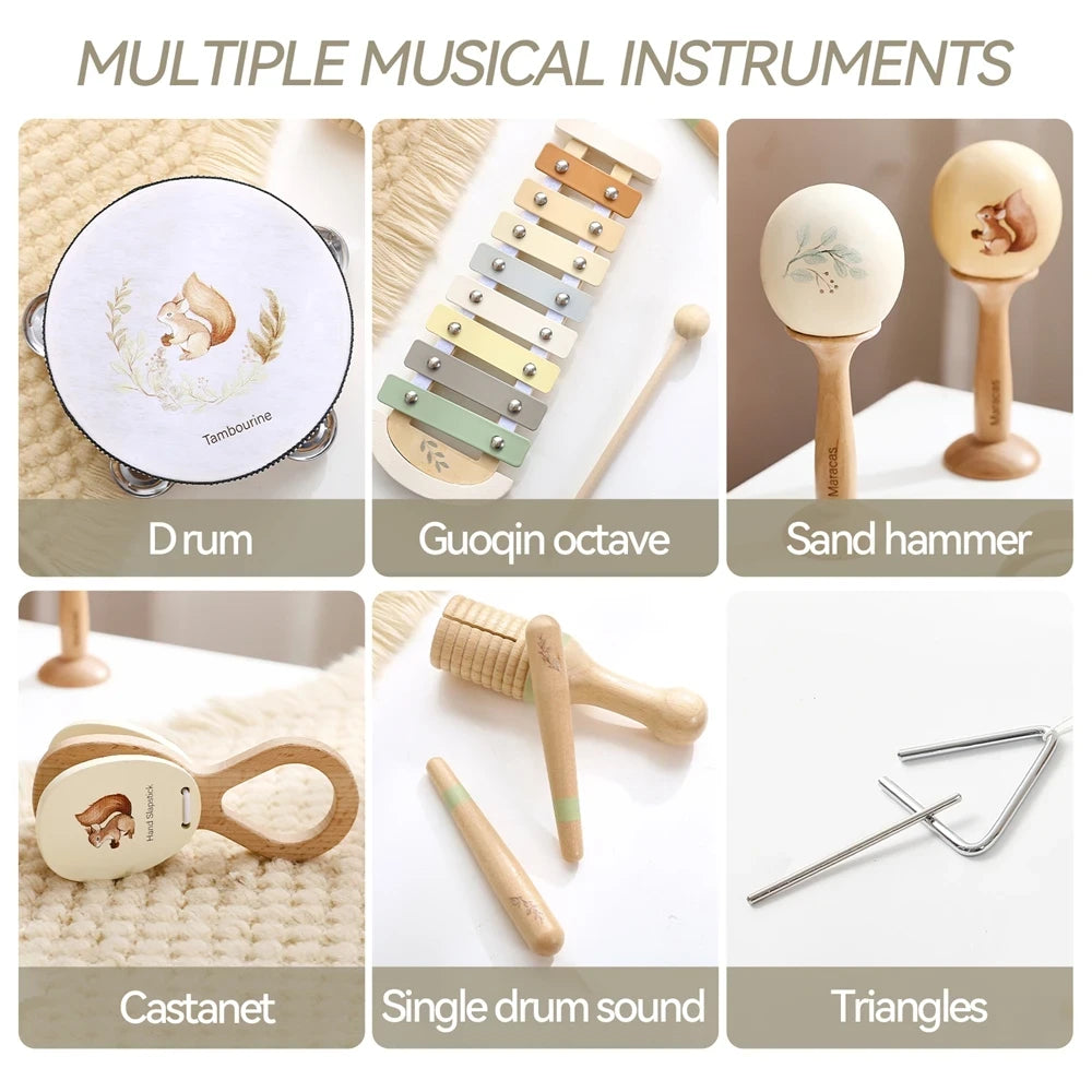 Wooden Montessori Musical Instrument Toy