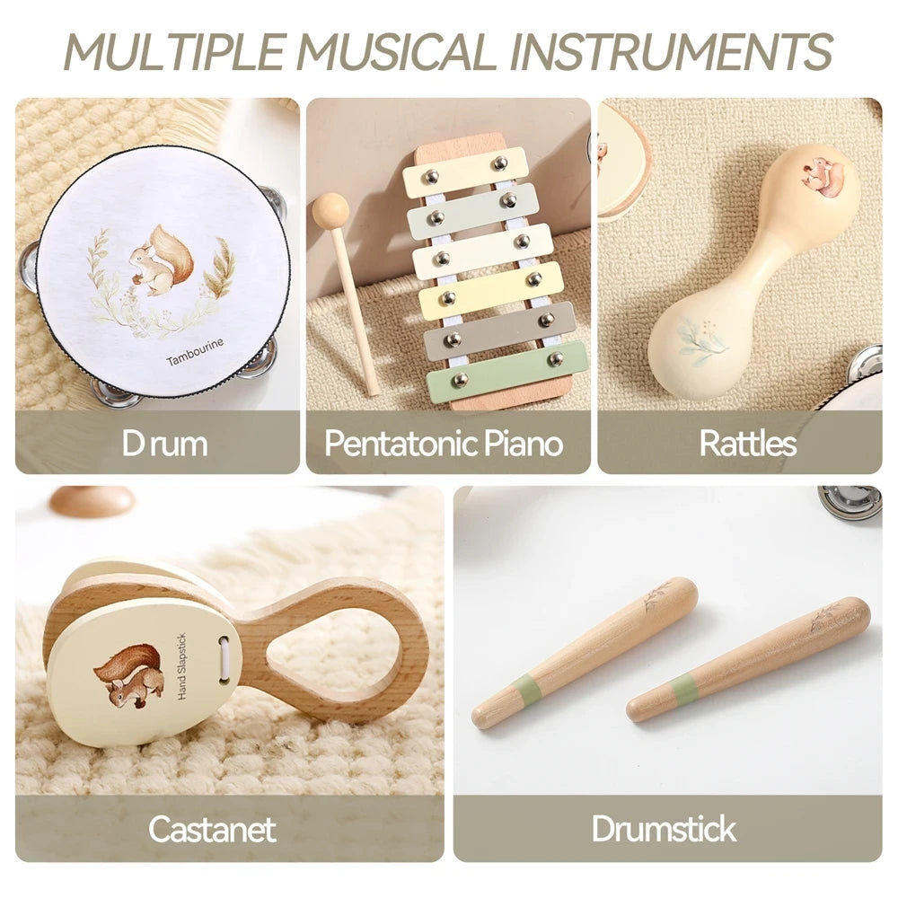 Wooden Montessori Musical Instrument Toy