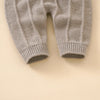 Knitted Baby Romper Hat Set