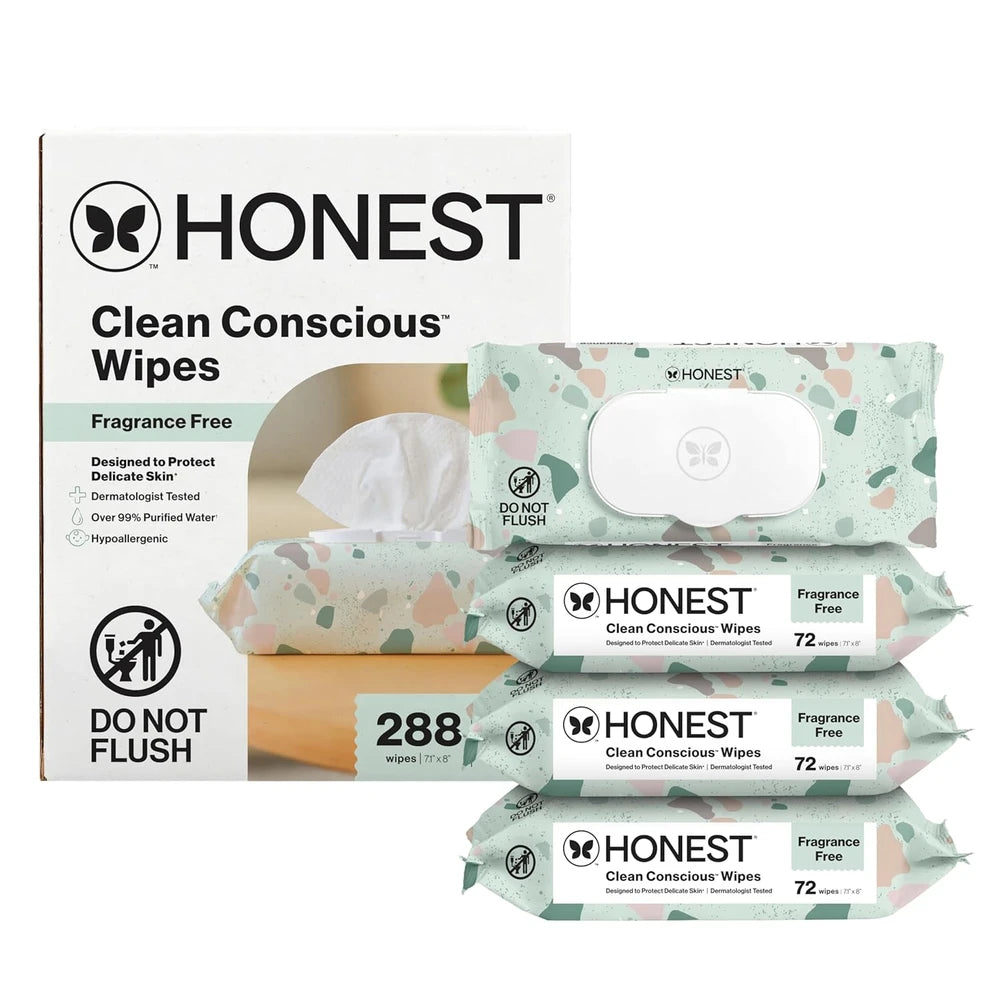 The Honest Company Plant-Based Baby Wipes