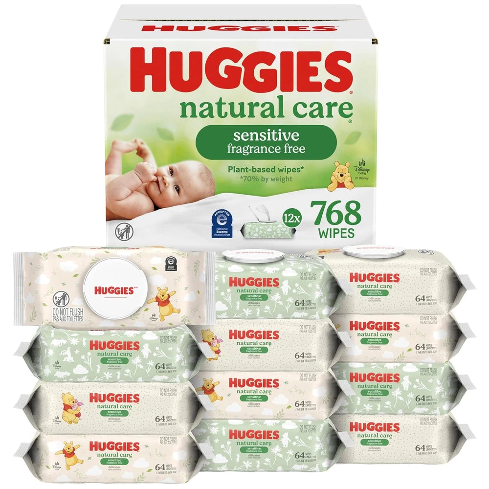 Huggies Natural Care Sensitive Baby Wipes