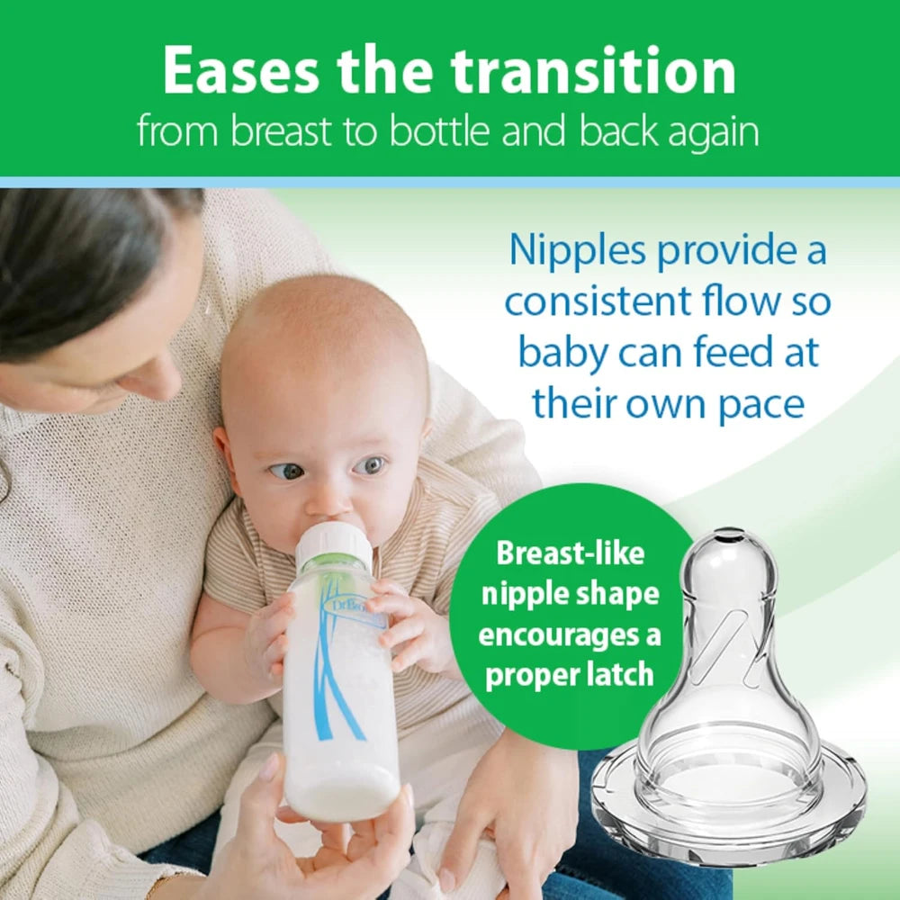 Dr. Brown's Anti-Colic Glass Baby Bottle