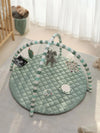 Sage Green Baby Play Gym Mat