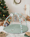 Sage Green Baby Play Gym Mat