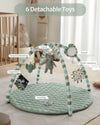 Sage Green Baby Play Gym Mat