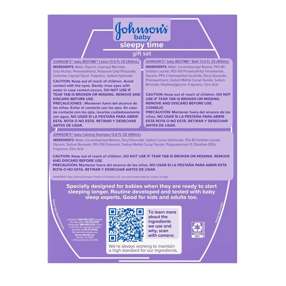 Johnson's Baby Sleepy Time Gift Set