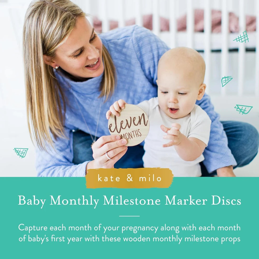 Baby Monthly Milestone Marker Discs