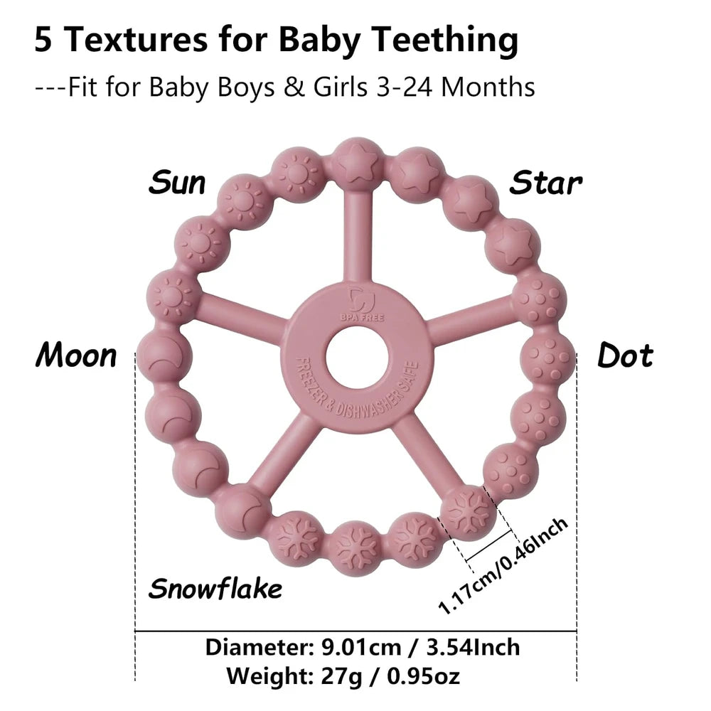Silicone Ring Baby Teether