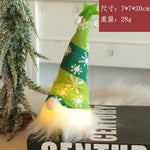 Knitted LED Gnome Christmas Ornament