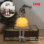 Knitted LED Gnome Christmas Ornament