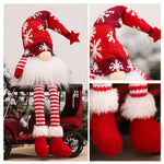 Knitted LED Gnome Christmas Ornament
