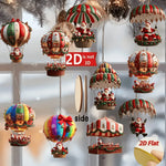 Wooden Christmas Tree Ornaments