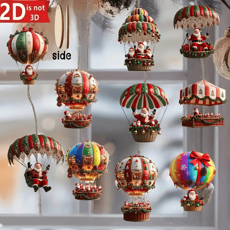 Wooden Christmas Tree Ornaments